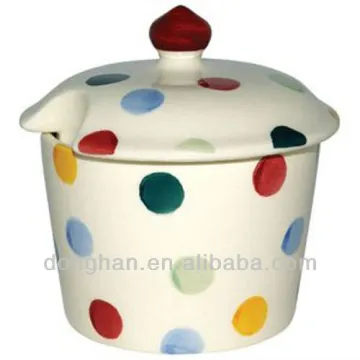 ceramic bakeware porcelain sugar pot,
