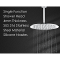 Stainless Steel 316 Rainfall Shower Head 4mm Thickness