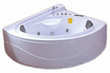 Circle Waterfall Whirlpool Bathtub for 2 Person