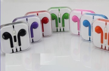 in-Ear Earpods for iPhone 5 Earpods Earphone with Mic and Remote