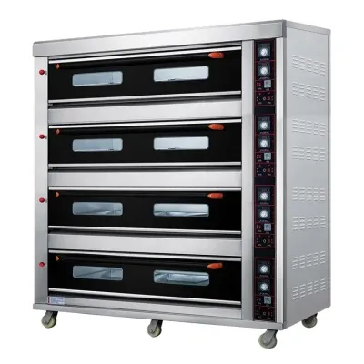 Professional Oven Used Industrial Oven Pirce Two Doors and 3 Floor Pita Bread Oven Deck Oven Pizza Oven