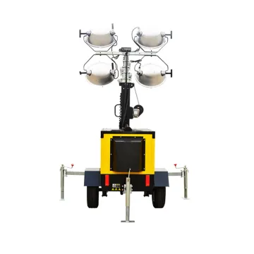 Silent Diesel Generator Mobile Metal Halide Tower Light