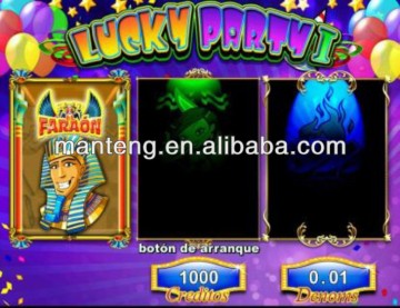 Lucky Party Slot Game Spanish 3 in 1 Game Board