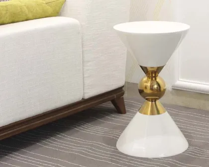 Fibreglass Hourglass End Table