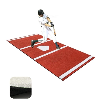 Wear Resistant PE Non-slip EVA Base Softball Baseball Home Plate Batter Practice Mat