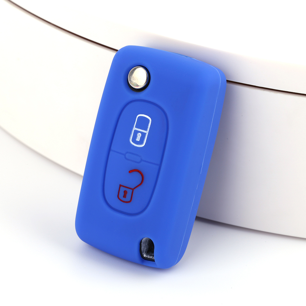 Peugeot 2 buttons key fob cover