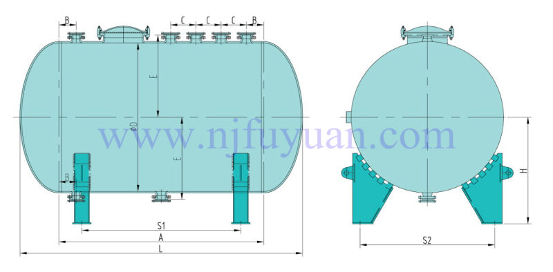 China Professional Supplier of Glass Lined Storage Tank