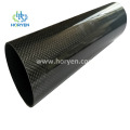 Schwarzes glänzendes 70 -mm -OD -Kohlefaser -Rohrrohr