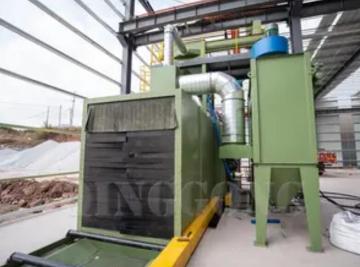 H BEAM SHOT BLASTING MACHINE