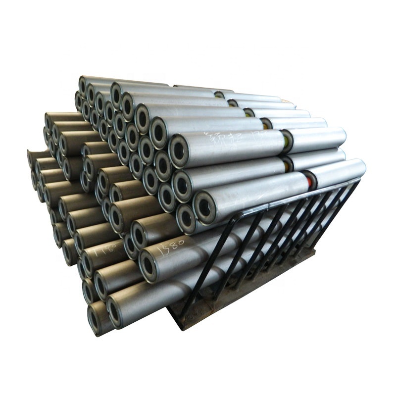 Stainless Steel Rubber Coated Mining Belt Conveyor Rollers for 133mm to 1400mm Impact Carrier