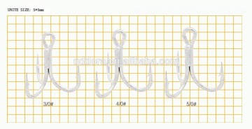 High carbon steel fishing hooks
