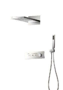 Elegant stainless steel shower head