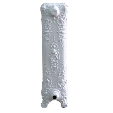 Retro Cast Iron Hot Water Radiator - Free Standing in Primer