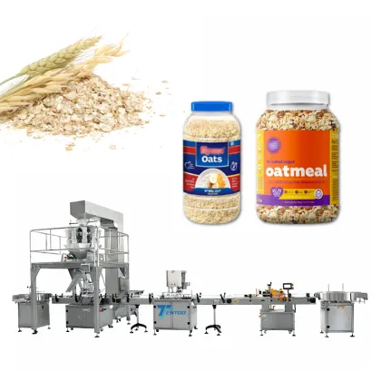 Automatic Can Bottle Granule Snack Food Oats Filling Machine