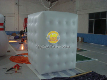 Fireproof Advertising Custom Shaped Balloons, Inflatable Advertising Cube For Bladder