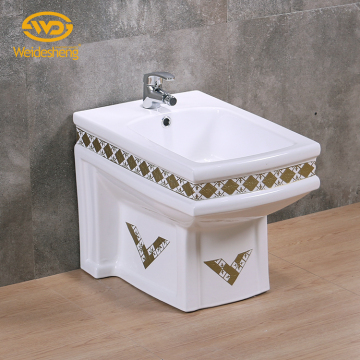 Bidet de inodoro de montaje en la pared de baño de baño de lujo de lujo