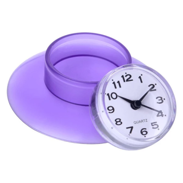Wholesale Cheap Small Waterproof Mini Wall Clock with Suction Cup for Bathroom Decoration
