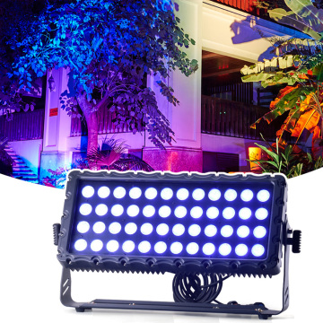 High Brightness RGBW 4in1 48x10W DMX Controlled IP65 Waterproof Flood Light for Stage Wash Lighting