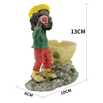 Unique Jamaican Resin Ashtray - Funny and Creative Smoking Accessory Gift