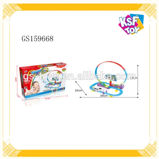 Funny Plastic 360 Degree Rotation Electric Train Toy For Kids