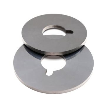Customized Polished Mirror Surface Tungsten Carbide Circular Knives and Slitting Blades without Bevel: High-Quality Cutting Tools