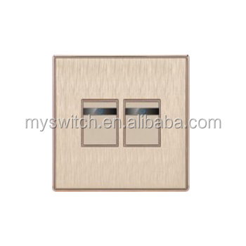 2 Gang Wall Switch Socket 2 Way 1 Way - Bangladesh