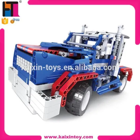 10229607 EN71 Approval Non-toxic AB10229607 S Plastic Four function rc technic block car