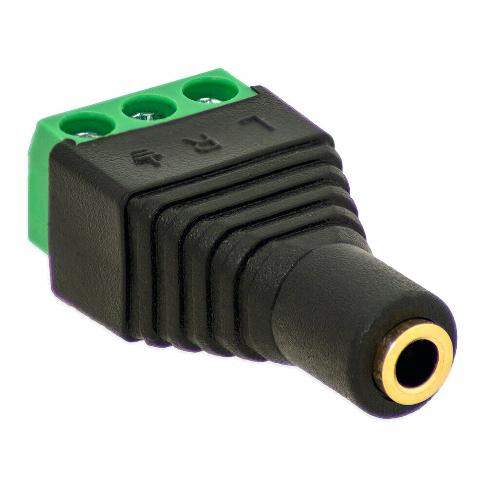 Jack Plug Sockets 3.5mm Stereo TRS Connector