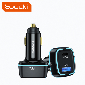 Toocki 130W Car Charger: Wide Compatibility with PPS, AFC, SCP, FCP