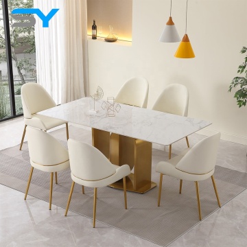SIYANG Latest Stainless Steel Dining Chairs for Home and Hotel