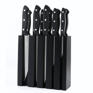 Afilador de cuchillos de cocina de acero inoxidable, afilador de cuchillas  de 8 pulgadas, construido con acero de calidad profesional para afilar