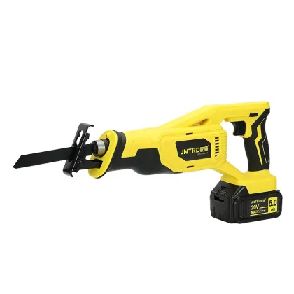 21V Heavy Duty Sabre Saw - Double Battery Portable Cordless Electric Sabre Saw Tool