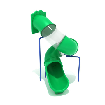 High Plastic Tube Slides for Kids' Outdoor Play Equipment in Schools or Daycares