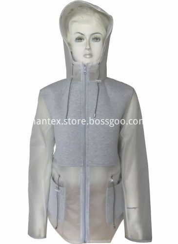 Keeping warm TPU Raincoat