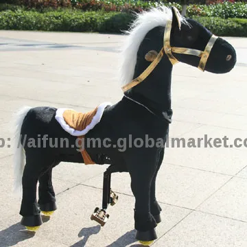 Black Knight pony rider toys, Zhuge Horse riding toys for toddlers