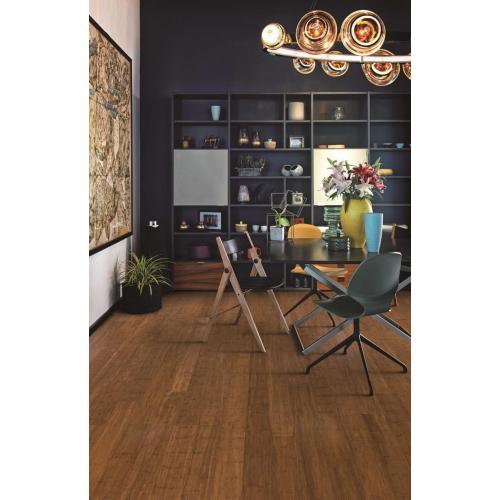 Klik Kunci Solid Carbonized Strand Woven Flooring Bambu