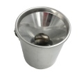 industrial iron metal bucket aluminum metal cover