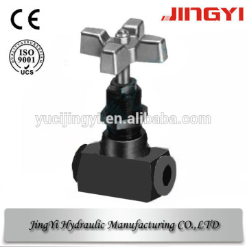 Hydraulic throttle stop valve
