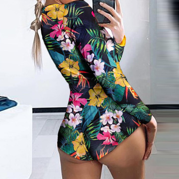 2020 New Design Women's Onesie Pajamas with Butt Flap