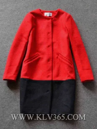 Hot Sale Fashion Winter Warm Women′s Woolen Coat