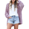 Damenhäkeln Strickjacke Kimono Boho Long Sleeve