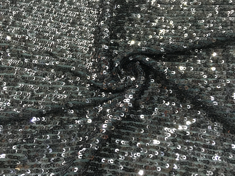 Evening Dress Sequin Embroidery Fabric