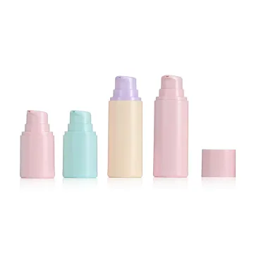 Plastic Airless Pump Bottles for Lotion Cosmetics