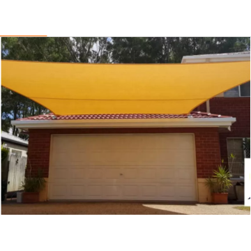 Hijau HDPE Knitted Shade Sail UV