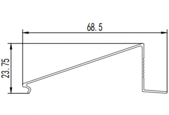Inward opening casement window profile extrusion tool