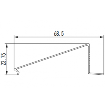 Inward opening casement window profile extrusion tool