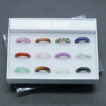 High Quality Crystal Stone Rings - Wholesale Hot Sale Twelve Running Crystal Rings for Gift