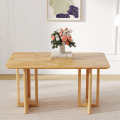 Solid Wood Modern Rectangular Dining Table