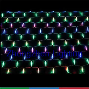 LED net lighting steady or chasing can be customized