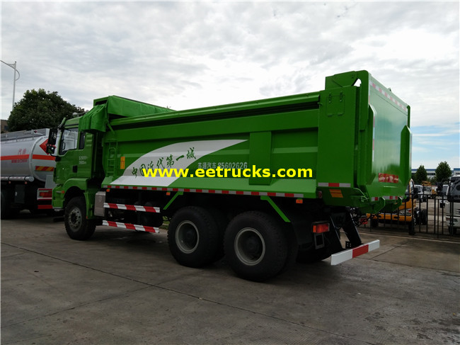 15 Ton 6x4 Waste Dump Trucks